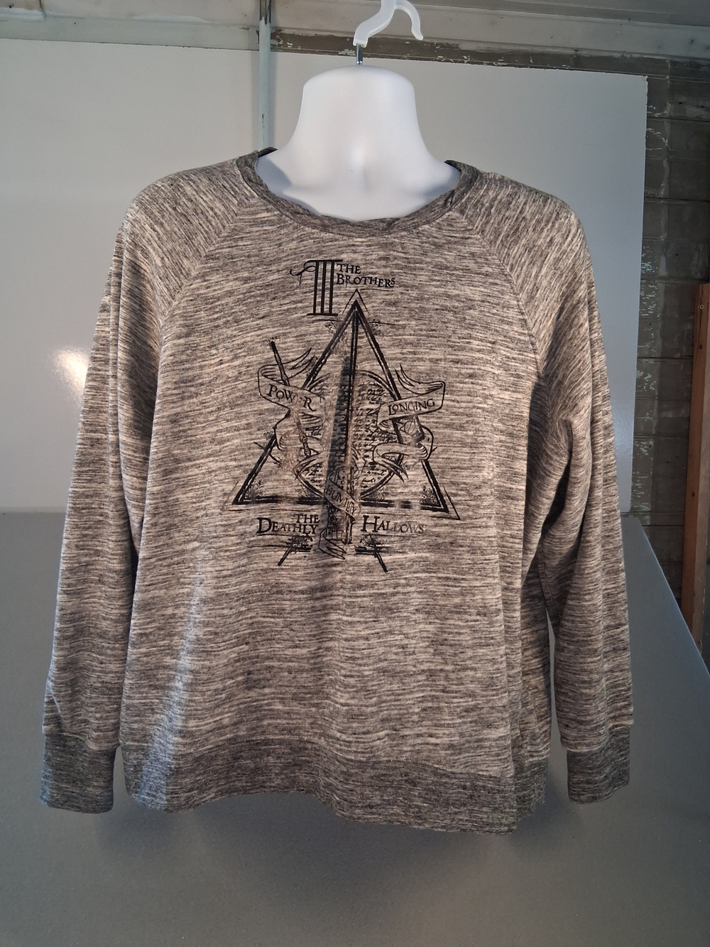 Harry Potter The Three Brothers Deathly Hallows Sweatshirt With Back Zipper